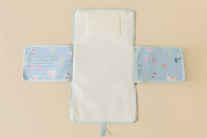 Baby Blue Dreamy Days Portable Diaper Change Mat