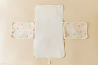 Pastel Cream Dreamy Days Portable Diaper Change Mat