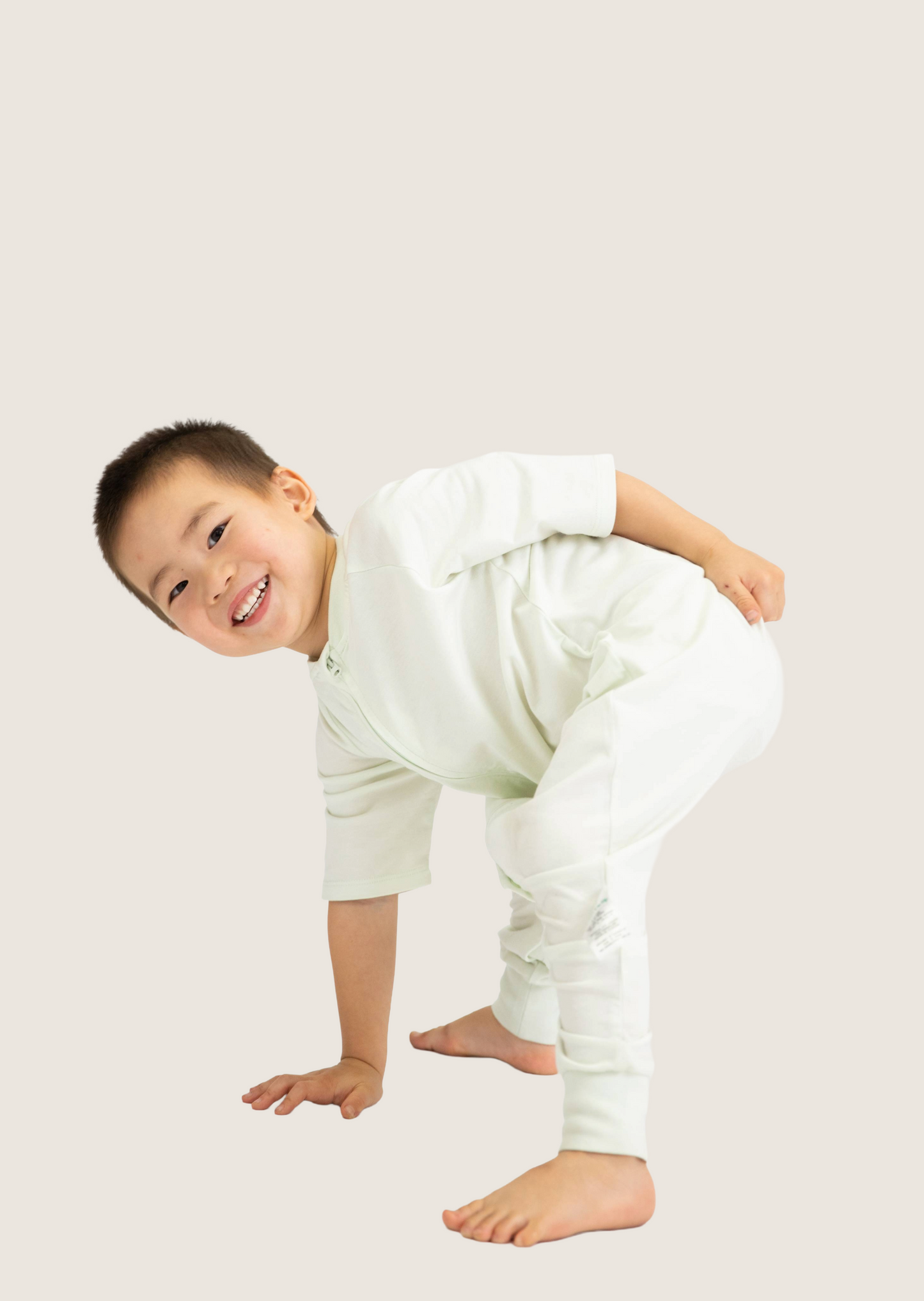 Short sleeve Bamboo Zipsuit - Fairest Jade